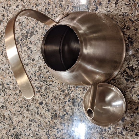 Rose and Fitzgerald Rose Gold Tone Tea Pot Kettle One Liter capacity - Picture 4 of 7